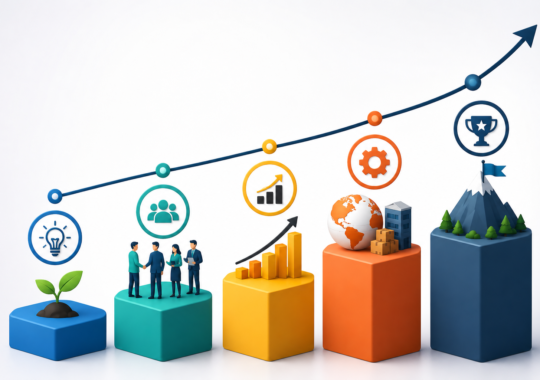 Business Growth Stages Explained: How Companies Scale from Startup to Sustainable Success
