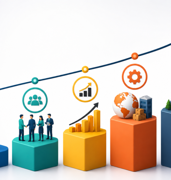 Business Growth Stages Explained: How Companies Scale from Startup to Sustainable Success