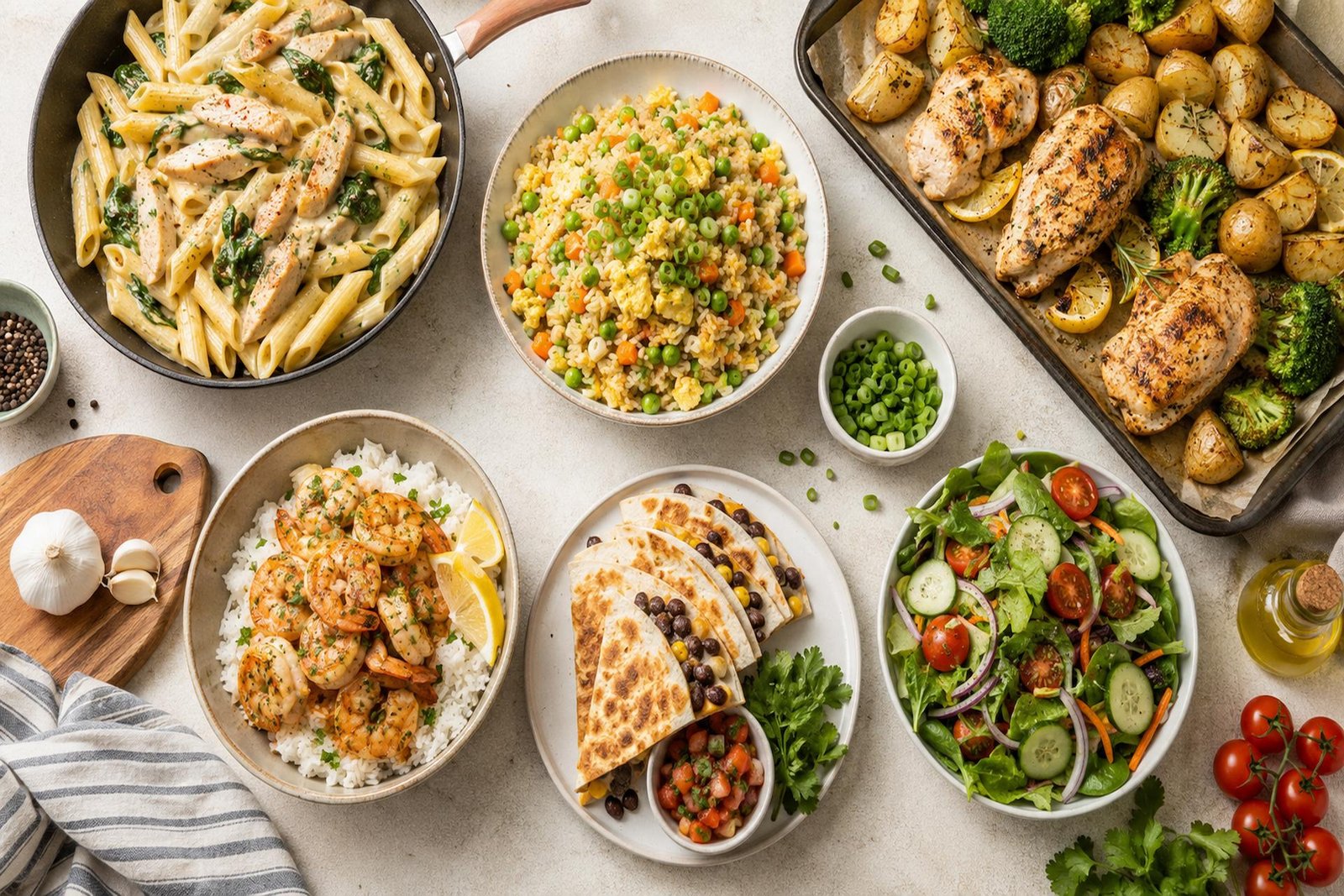 Quick and Easy Recipes for Busy Days: Delicious Meals in Under 30 Minutes