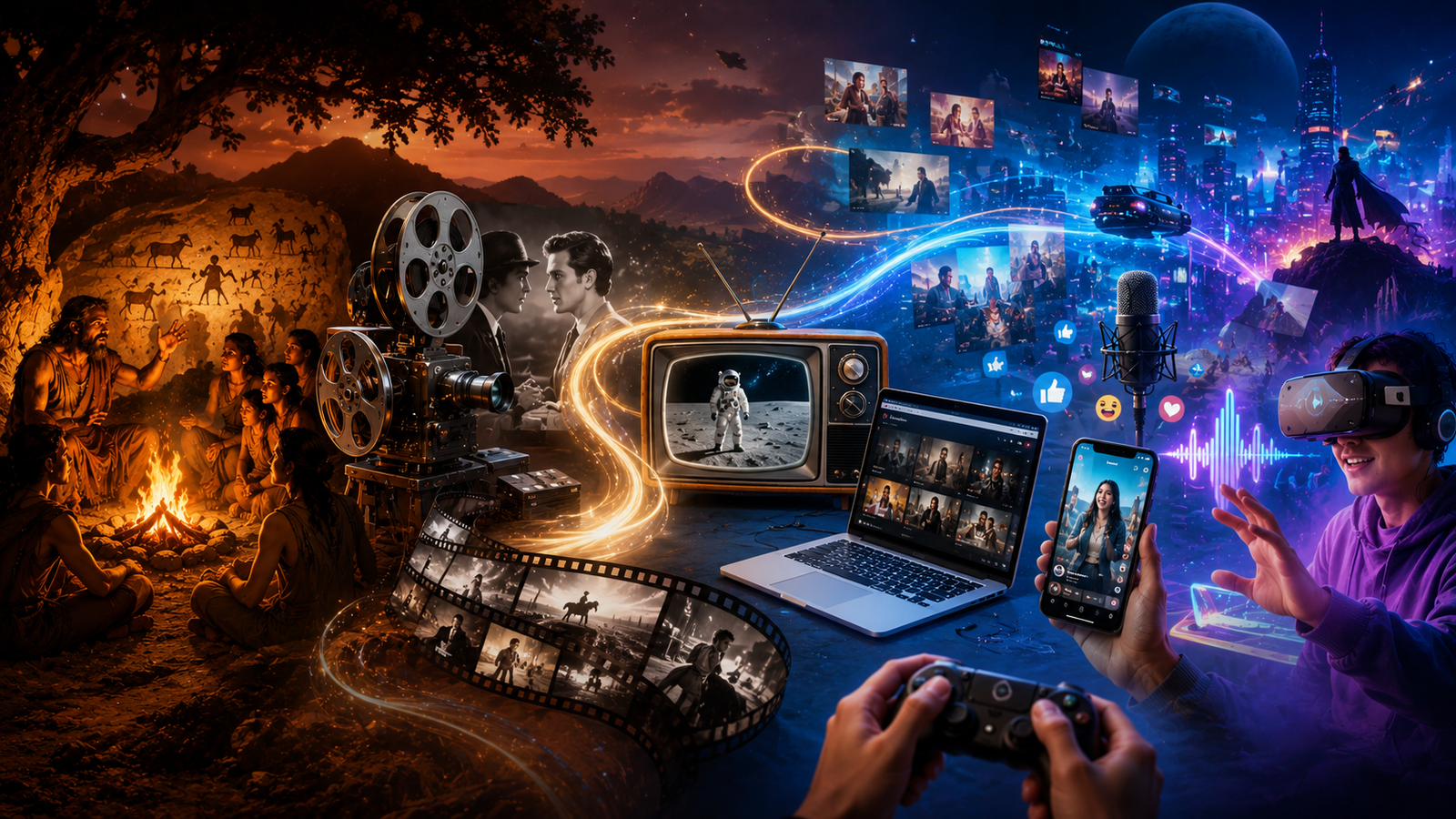 The Evolution of Storytelling: How Entertainment Adapts to Every New Medium